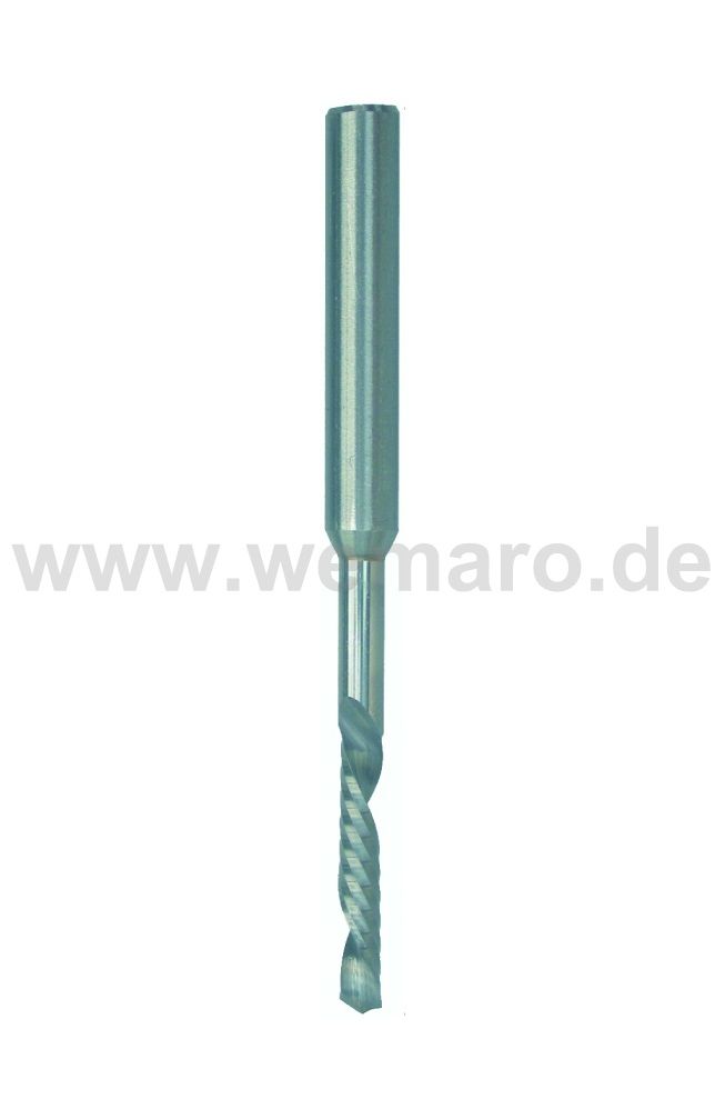 Wasserschlitzfräser VHM 5x30/50/100 mm RL/LD mit Stahlschaft 8 mm